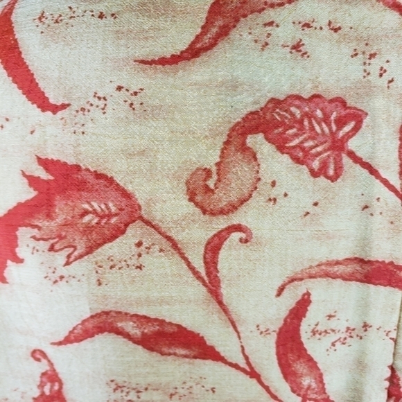 VIGRO Womans Oriental Style Leaf Patten Dress  Size 12 - Picture 6 of 8